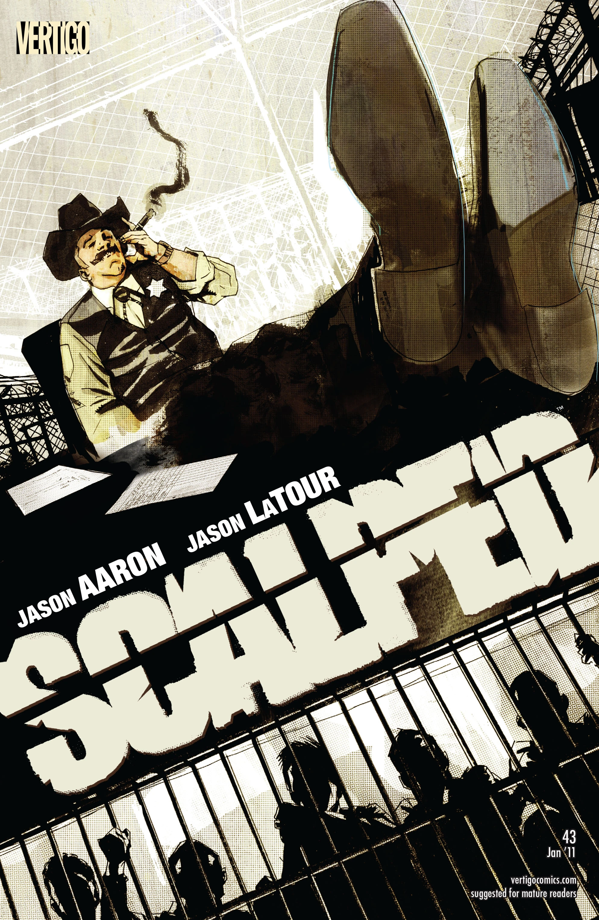 Scalped #43 (DC, 2010 — Cover A) cover